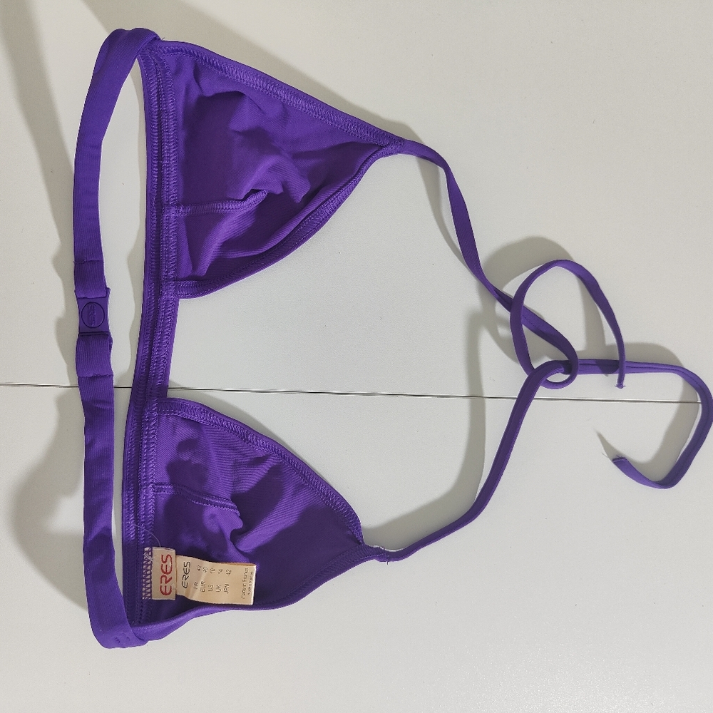 ERES Purple swimsuit top never used sz 10 but fit 6/8 - long 26 inch.